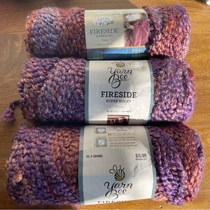 Yarn Bee Fireside Super Bulky Yarn (3 skeins)